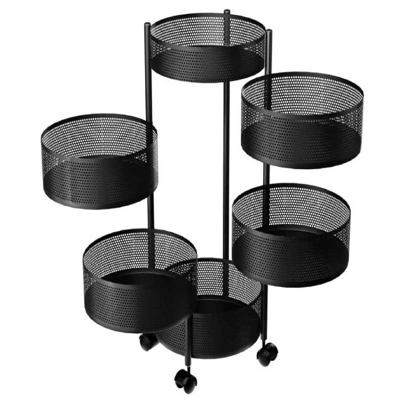 6 Layer Round Shape Kitchen Rack - Image 3